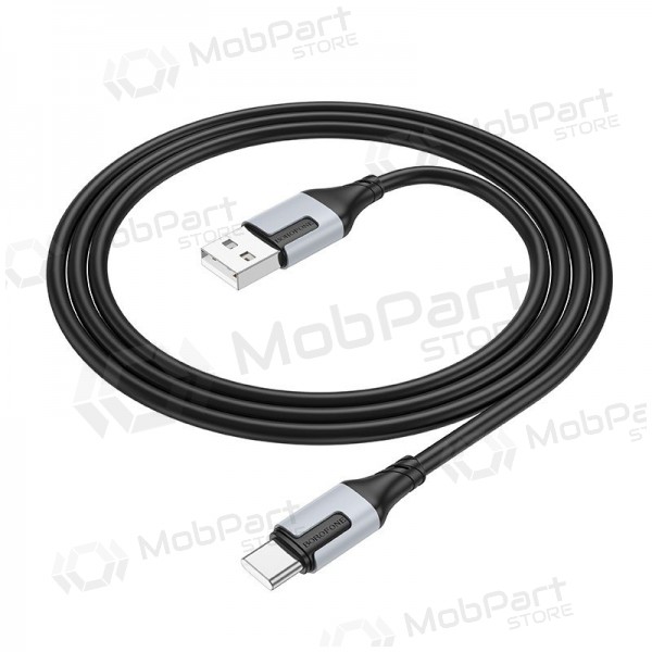 USB kabel Borofone BX101 USB-A to USB-C 1.0m zwart