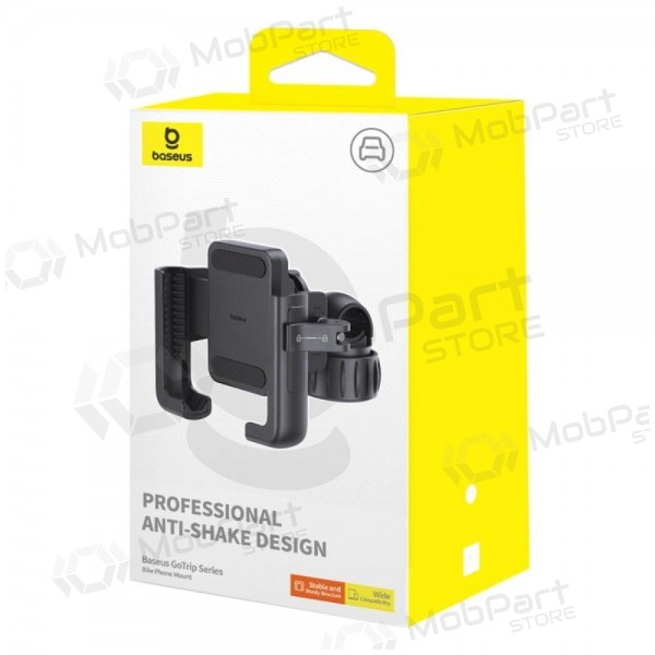 Telefono laikiklis dviračiui Baseus GoTrip Series Bike Phone Mount Cluster zwart C40572301111-00