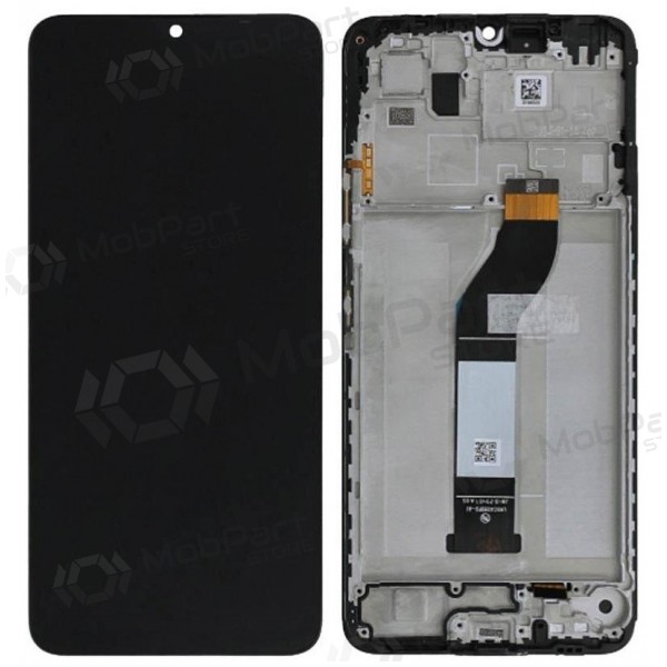 Xiaomi Redmi 13C 5G scherm (zwart) (met frame) (origineel)