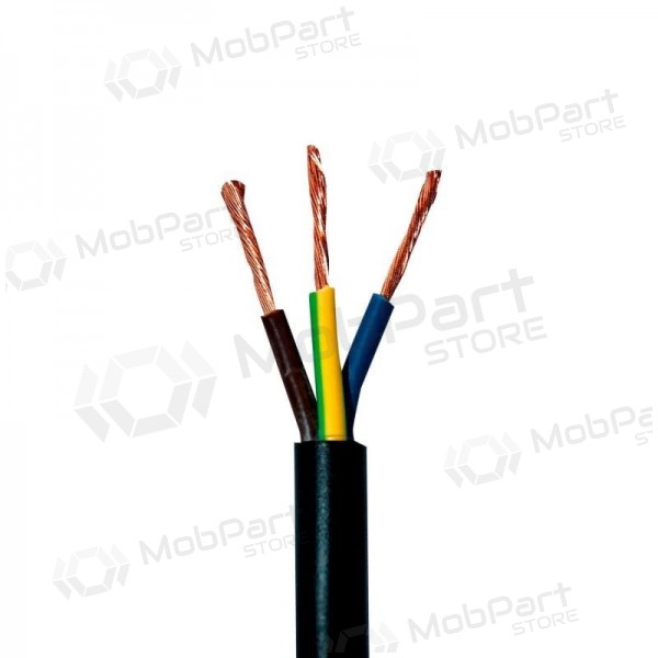 Flexibele kabel OMY 3x1.5 mm² koperen PVC 100 m rol