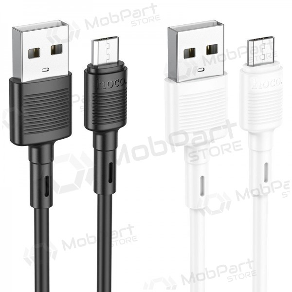 USB kabel Hoco X83 USB-A to MicroUSB 1.0m zwart