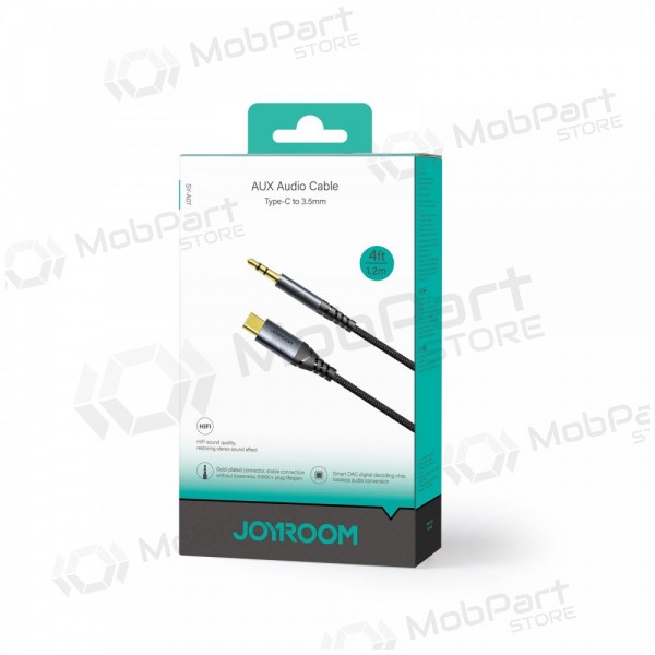 Audio kabel Joyroom SY-A07 USB-C to 3,5mm 1.2m zwart