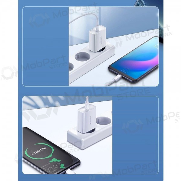 Lader buitinis Ugreen CD137 USB-C 20W 3A wit