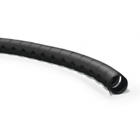 Vamzdis spiralinis kabelių apsaugai su įrankiu kabelių įvedimui D16 Hellermann Tyton HWPP16 (RITĖ 25m , zwart)