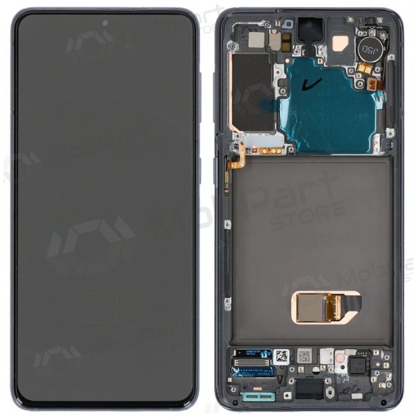 Samsung Galaxy S21 5G scherm (grijs) (met frame) (origineel)