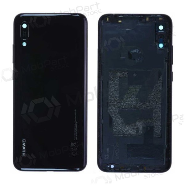 Huawei Y6 2019 / Y6 Pro 2019 / Y6 Prime 2019 batterij achtercover (zwart) (gebruikt, grade C, origineel)