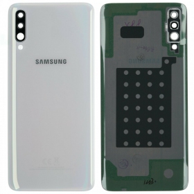 Samsung A705 Galaxy A70 2019 achterkant accuklep (wit) (gebruikt grade B, origineel)