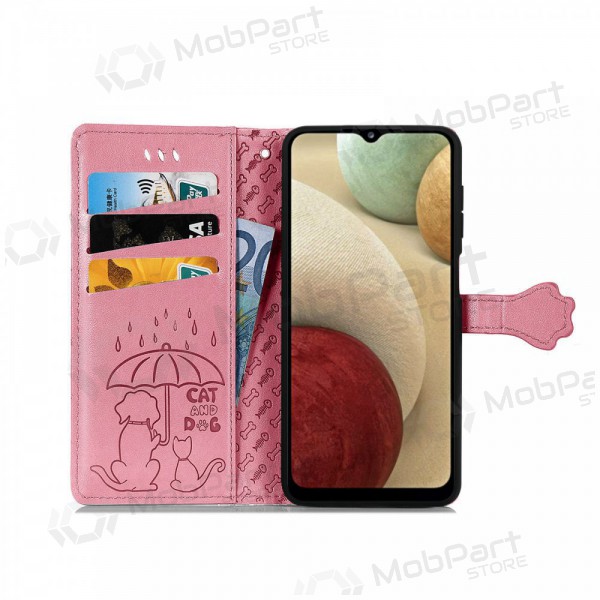 Samsung Galaxy A34 hoesje - Cat-Dog (roze)