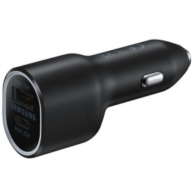 Lader automobilinis origineel Samsung EP-L4020NBEGEU 1xType-C 1xUSB-A zwart in het pakket 40W