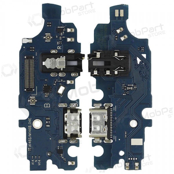 Samsung A146B Galaxy A14 5G (2023) Laadconnector Flexkabel met Microfoon (Service Pack) (Origineel)