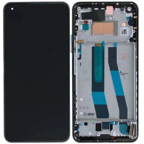 Xiaomi 11 Lite 5G NE scherm (zwart) (met frame) (origineel)