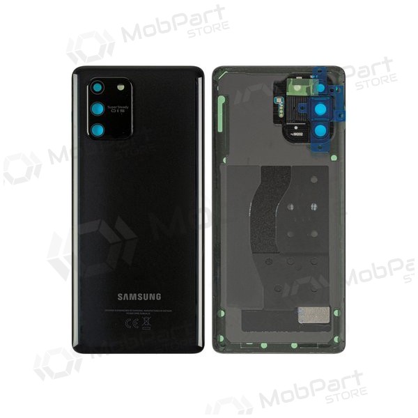 Samsung G770 Galaxy S10 Lite batterijklep achterkant (zwart) (gebruikt, grade C, origineel)