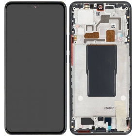 Xiaomi 12T / 12T Pro scherm (zwart) (met frame) (Premium)