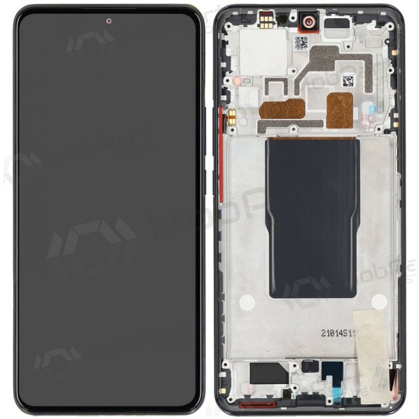 Xiaomi 12T / 12T Pro scherm (zwart) (met frame) (Premium)