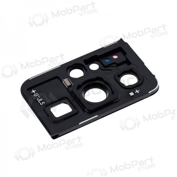 Samsung Galaxy S21 Ultra 5G cameraglas (zwart) (met frame)