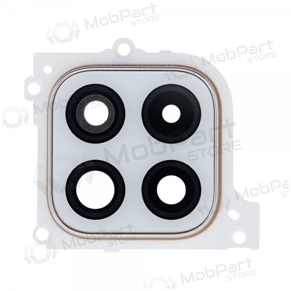 Samsung Galaxy A22 5G cameraglaasje (wit) (met frame)