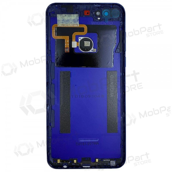 Huawei Y7 2018 achtercover (blauw) (gebruikt grade C, origineel)
