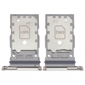 Samsung Galaxy S23 / S23 Plus Dual SIM-lade (Crème)