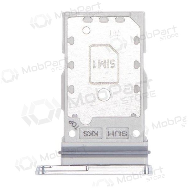 Samsung Galaxy S22 Ultra Dual SIM-kaarthouder (wit) (origineel)