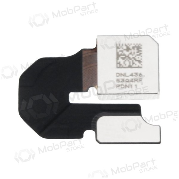 **Achtercamera Apple iPhone 6**

De **iSight-camera** achter op de iPhone 6 heeft 8 megapixels met pixels van 1,5 µm, een diafragma van ƒ/2.2 en **Focus Pixels** voor snelle autofocus.[1][2] Hij biedt betere ruisonderdrukking, kleurweergave, gezichtsherkenning en een lens met saffierkristal.[1][2] Verdere specs: True Tone Flash, vijf elementen lens, hybride IR-filter, automatische HDR, panorama tot 43 megapixels, burst-modus en geotagging.[2]

**Video-opname**: 1080p HD tot 60 fps, slowmotion tot 240 fps, timelapse met stabilisatie en continue autofocus.[2][4]

**FaceTime HD-camera (voorzijde)**: 1,2-megapixel, ƒ/2.2, 720p HD-video, automatische HDR en gezichtsherkenning.[2]

*Let op: Optische beeldstabilisatie alleen op iPhone 6 Plus.*[1][2]