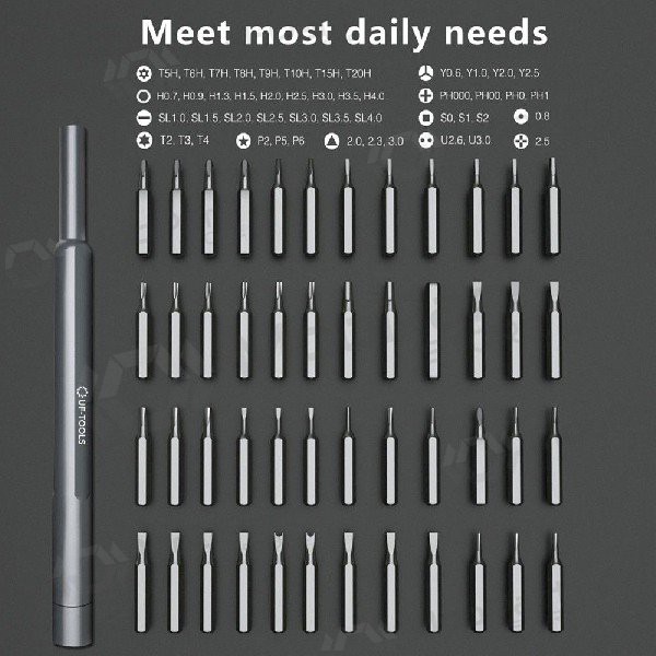 Schroevendraaierset UF-TOOLS met 48-delige bitset