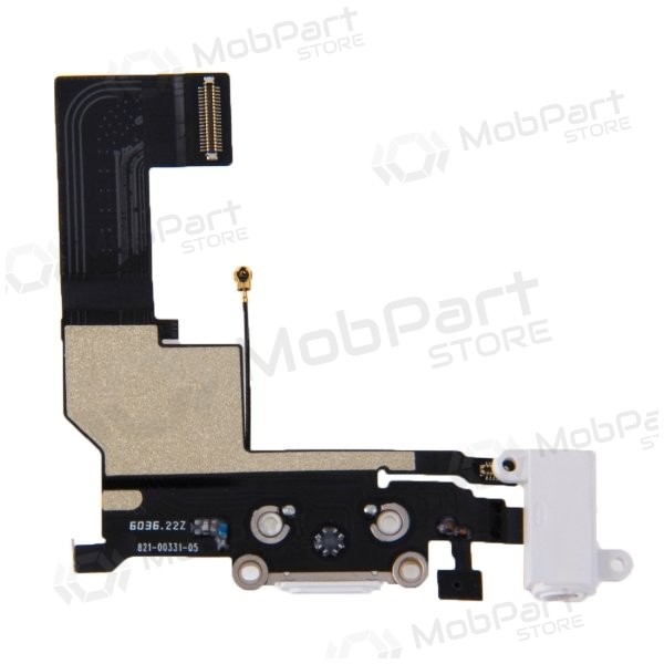 Apple iPhone SE oplaadpoort en microfoonconnector (wit)