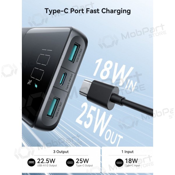 Powerbank Joyroom JR-PBF20 22.5W 10000mAh zwart