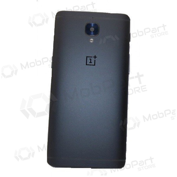 OnePlus 3 / 3T achtercover batterij (zwart) - naudotas grade A, originalus