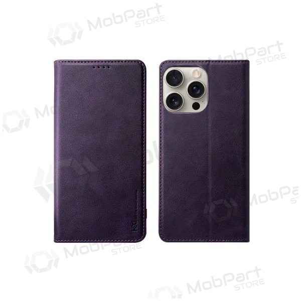 Hoesje HDD Magnetic Wallet Case Samsung A405 A40 Purper