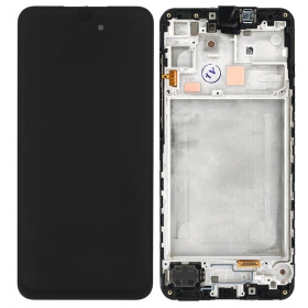 Samsung Galaxy A16 5G scherm (zwart) (met frame) (origineel)