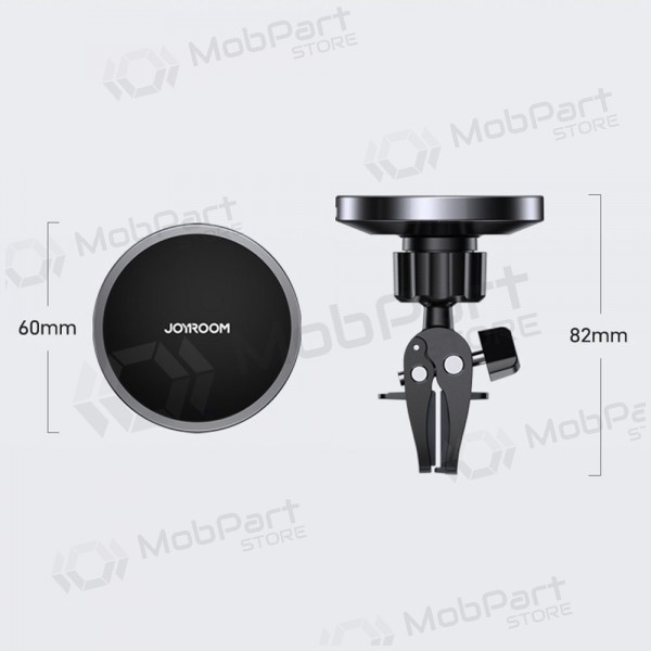 Lader-laikiklis magnetinis automobilinis Joyroom JR-ZS240 MagSafe 15W zwart