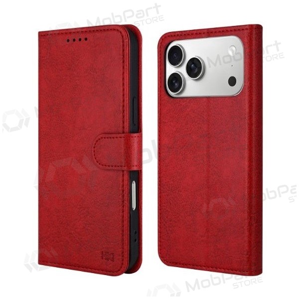 Samsung Galaxy A57 wallet hoesje - HDD Clasp Wallet Case (rood)