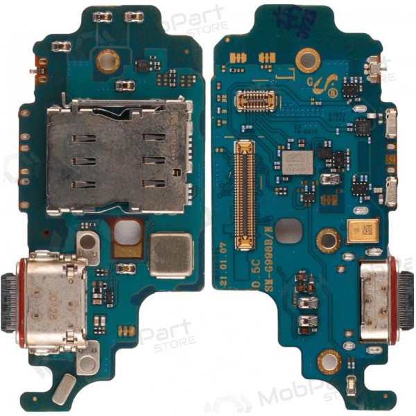 Samsung G998 Galaxy S21 Ultra oplaadpoort en microfoonconnector (service pack) (origineel)