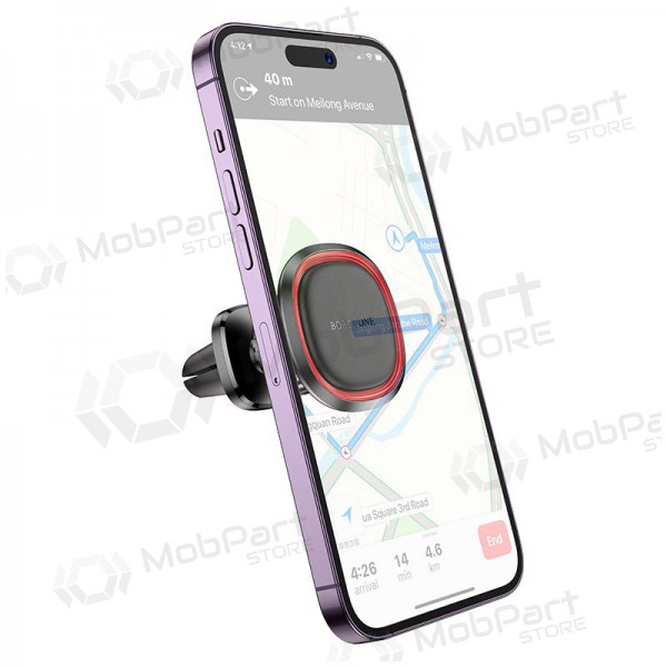 Autotelefoonhouder Borofone BH124 voor ventilatierooster zwart