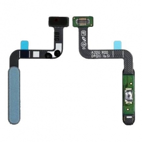 Samsung A326 Galaxy A32 5G vingerafdruksensor en aan/uit-knop (blauw) (service pack) (origineel)