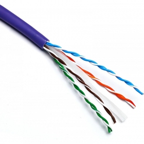 Communicatiekabel Excel 190-071-500 Cat6 U/UTP (LSOH, 23AWG, B2CA, violet, rol 500m.)