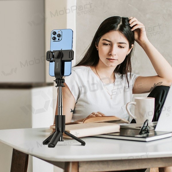 Selfiestick Hoco K17 Mini su trikojo funkcija zwart