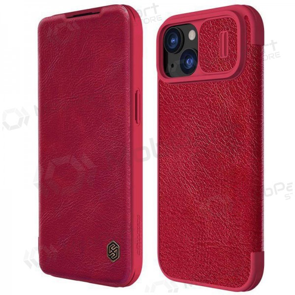 Apple iPhone 14 Pro Max hoesje Nillkin Leer (rood)