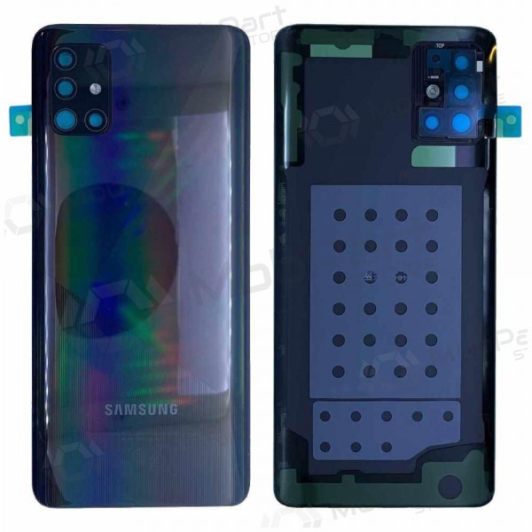 Samsung A515 Galaxy A51 2020 achterklep zwart (Prism Crush Black) (gebruikt graad C, origineel)