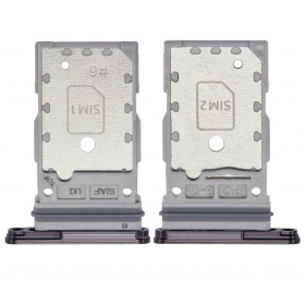 Samsung Galaxy S23 / S23 Plus Dual SIM-kaarthouder (zwart) (service pack) (origineel)