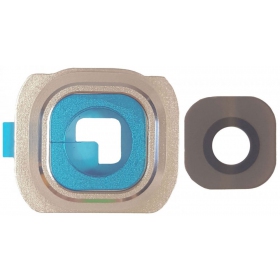 Samsung Galaxy S6 cameraglas (goud)