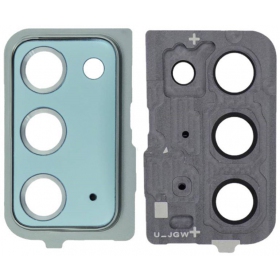 Samsung Galaxy Note 20 cameraglas (groen) (met frame)