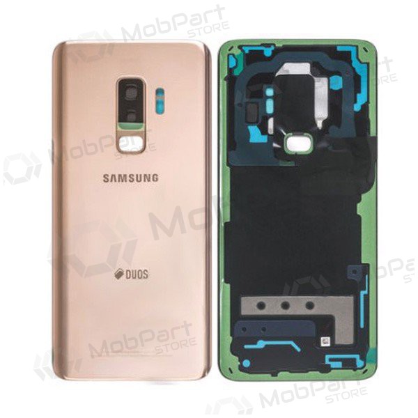 Samsung G965F Galaxy S9 Plus achtercover goud (Sunrise Gold) (gebruikt, grade B, origineel)