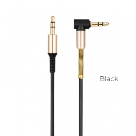 Audio adapter Hoco UPA02 AUX 3,5mm į 3,5mm (zwart)