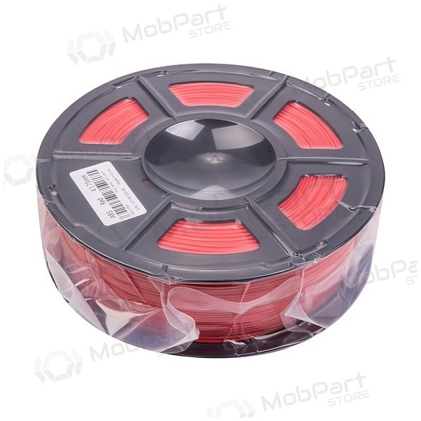 3D printer filament ABS, 1.75mm, 1kg, rood