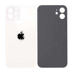 Apple iPhone 12 Achterkant Batterij Cover (wit) (met grotere camera-opening)