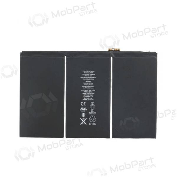 Apple iPad 3 / iPad 4 A1389 / A1460 / A1459 / A1458 batterij, accu (11560mAh)