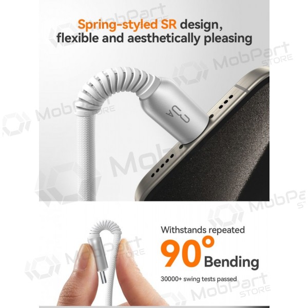 USB kabel Joyroom S-A51 USB-A to Lightning 3A 1.2m grijs