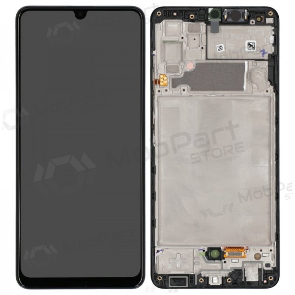 Samsung Galaxy A32 4G scherm (zwart) (met frame) (refurbished)