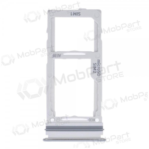 Samsung A525 / A526 / A528 / A725 / A726 A52 Galaxy 4G / A52 5G / A52S 5G / A72 4G / A72 5G SIM-kaarthouder - baltas - service pack - originalus